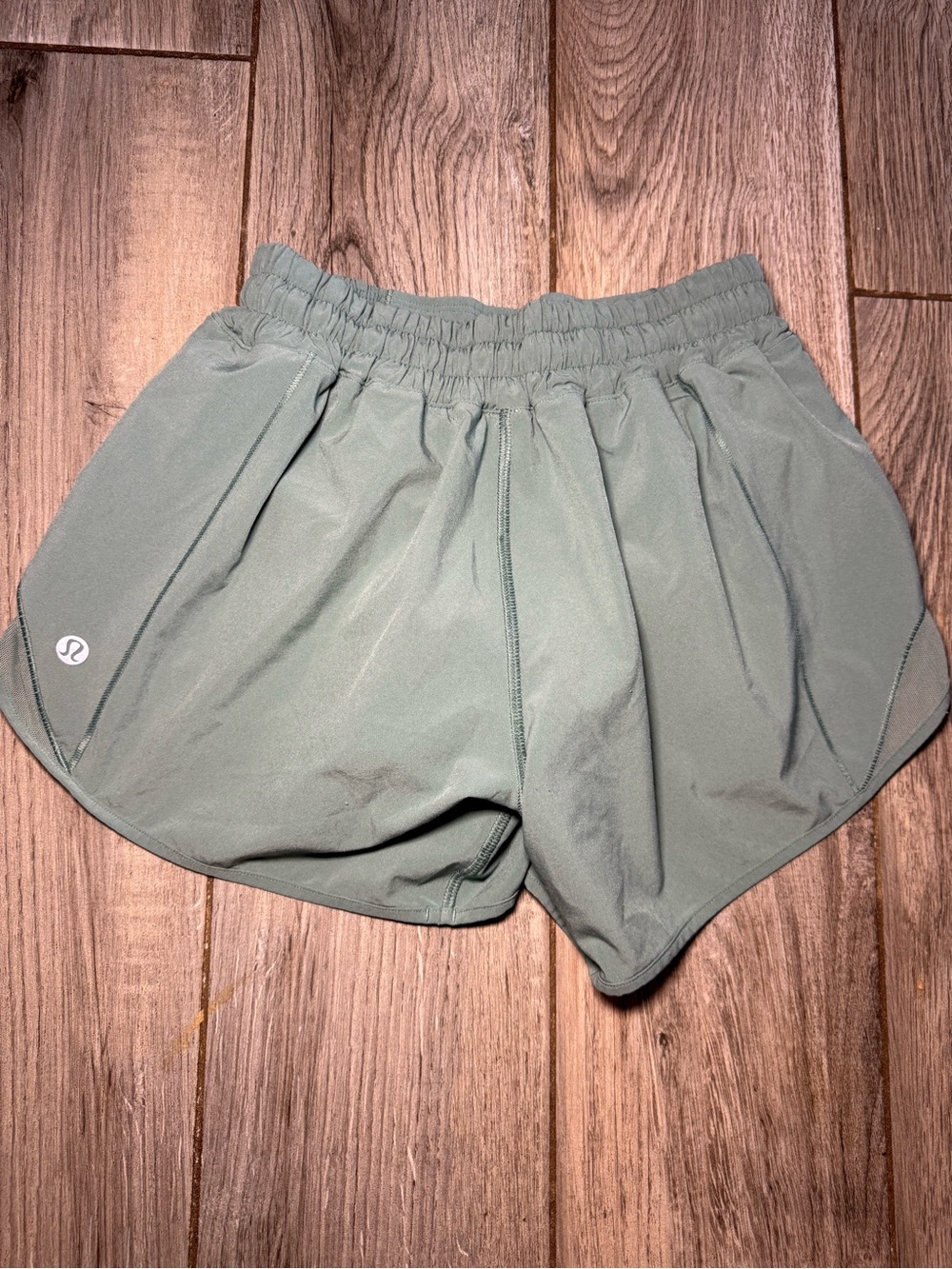 lululemon athletica Women's Sage Green Running Shorts